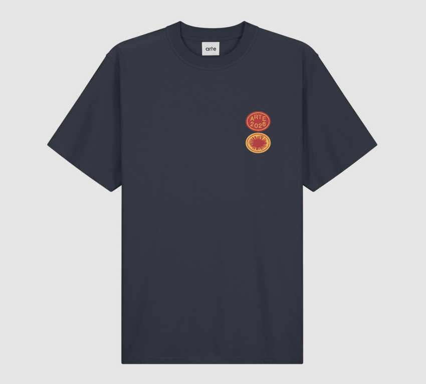 ARTE Antwerp Sun Stamp T-shirt Navy