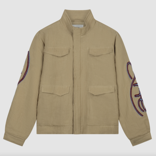 ARTE Antwerp Swirl Utility Jacket Brown