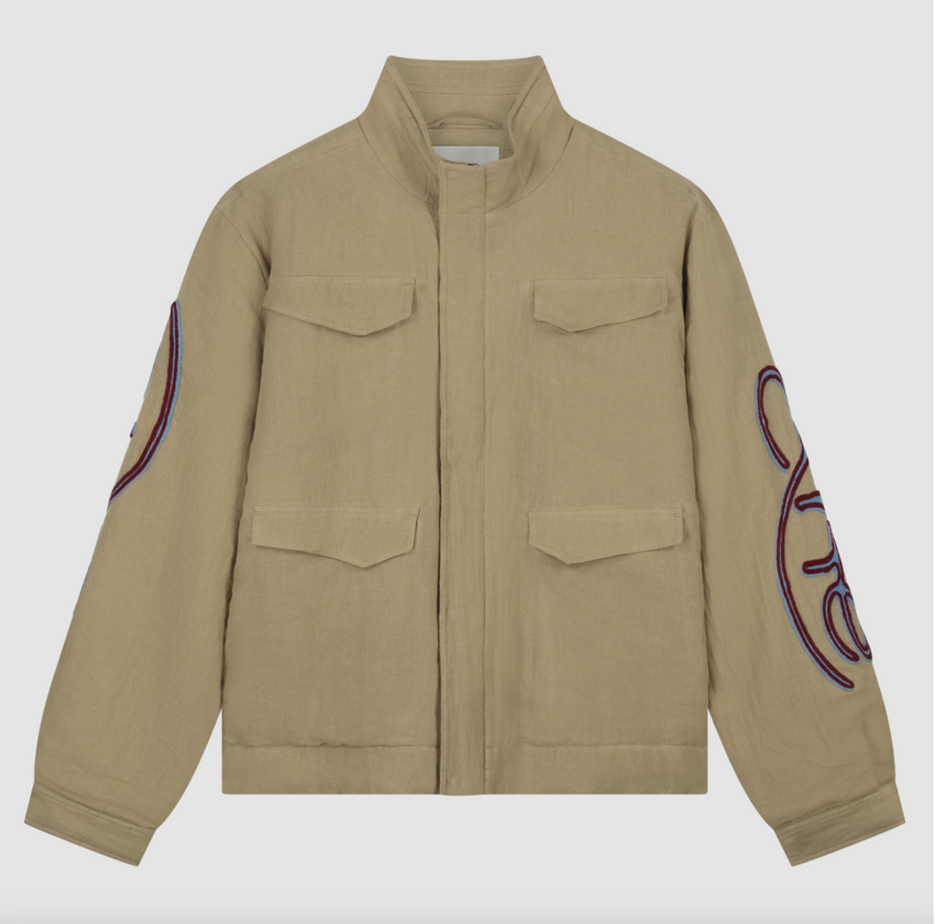 ARTE Antwerp Swirl Utility Jacket Brown