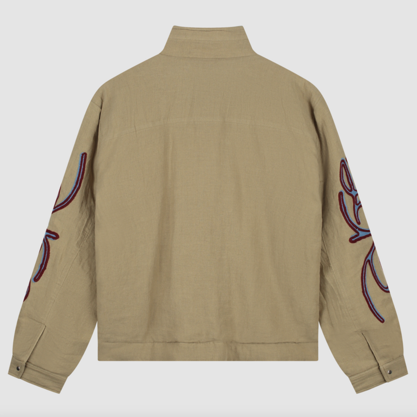 ARTE Antwerp Swirl Utility Jacket Brown