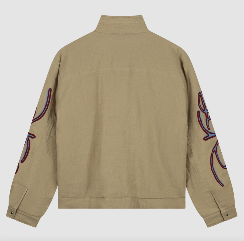ARTE Antwerp Swirl Utility Jacket Brown