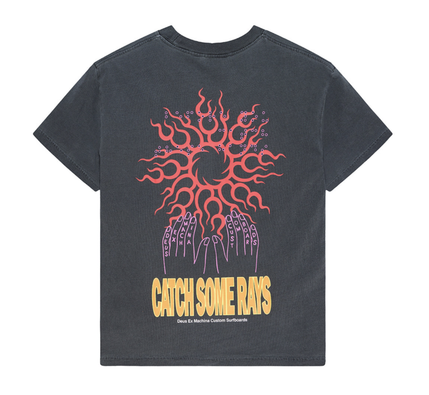 Deus Ex Machina Catchin Rays Tee Anthracite