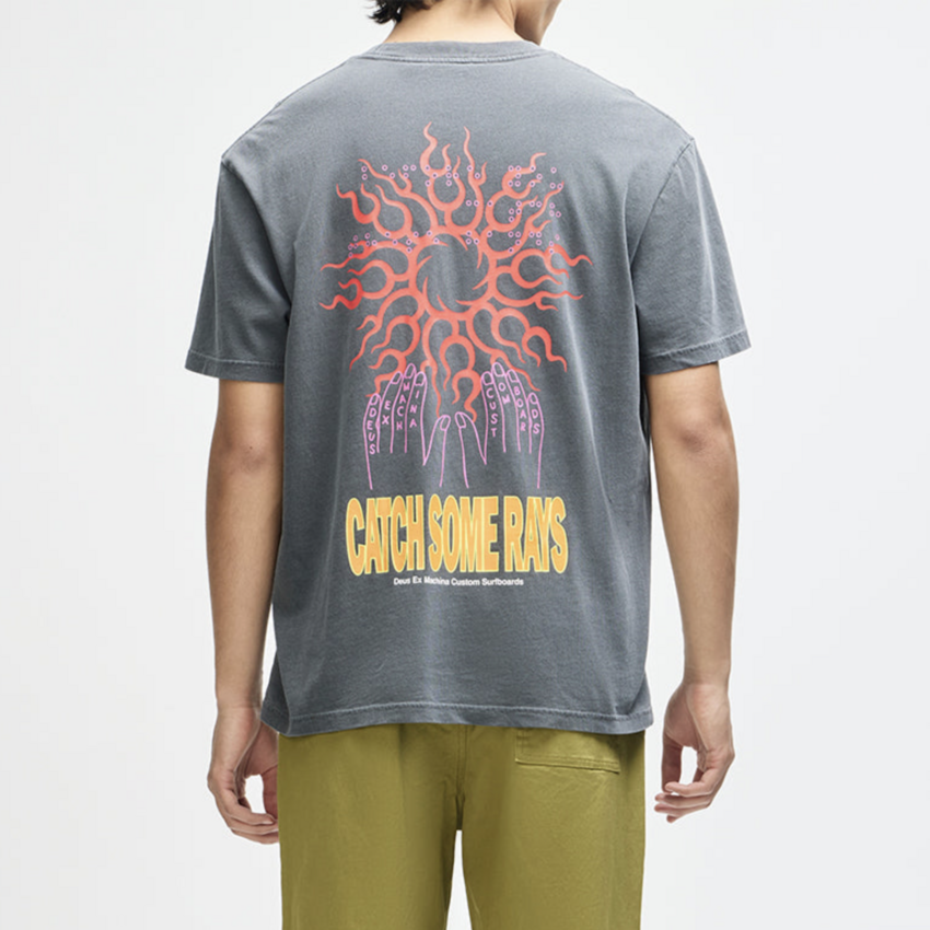 Deus Ex Machina Catchin Rays Tee Anthracite