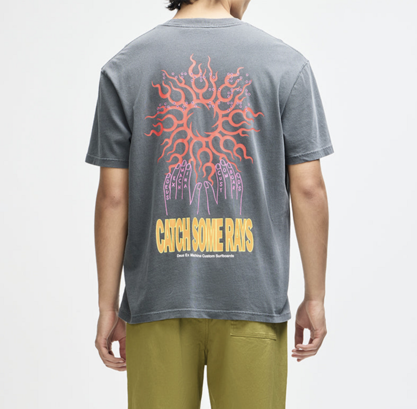 Deus Ex Machina Catchin Rays Tee Anthracite