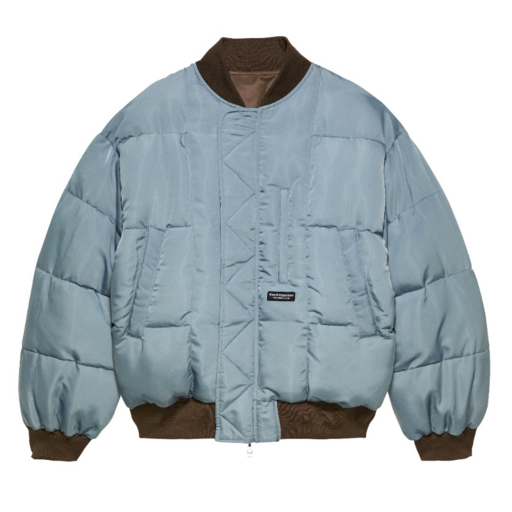 New Amsterdam Surf Association  Reversible Bomber Jacket Brown/Blue