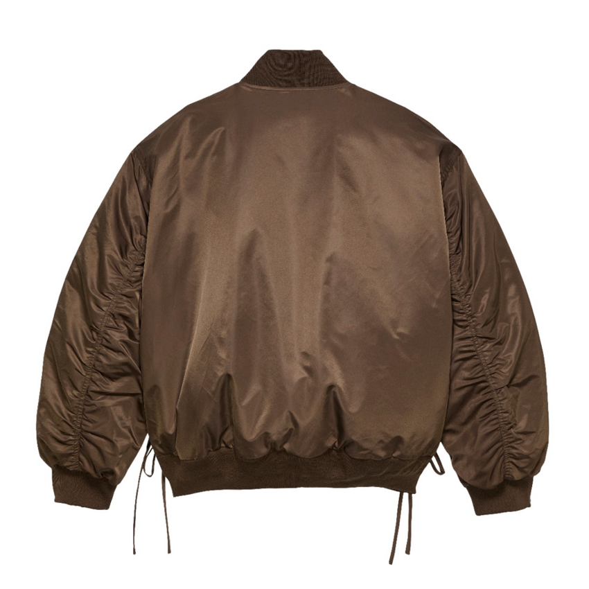 New Amsterdam Surf Association  Reversible Bomber Jacket Brown/Blue