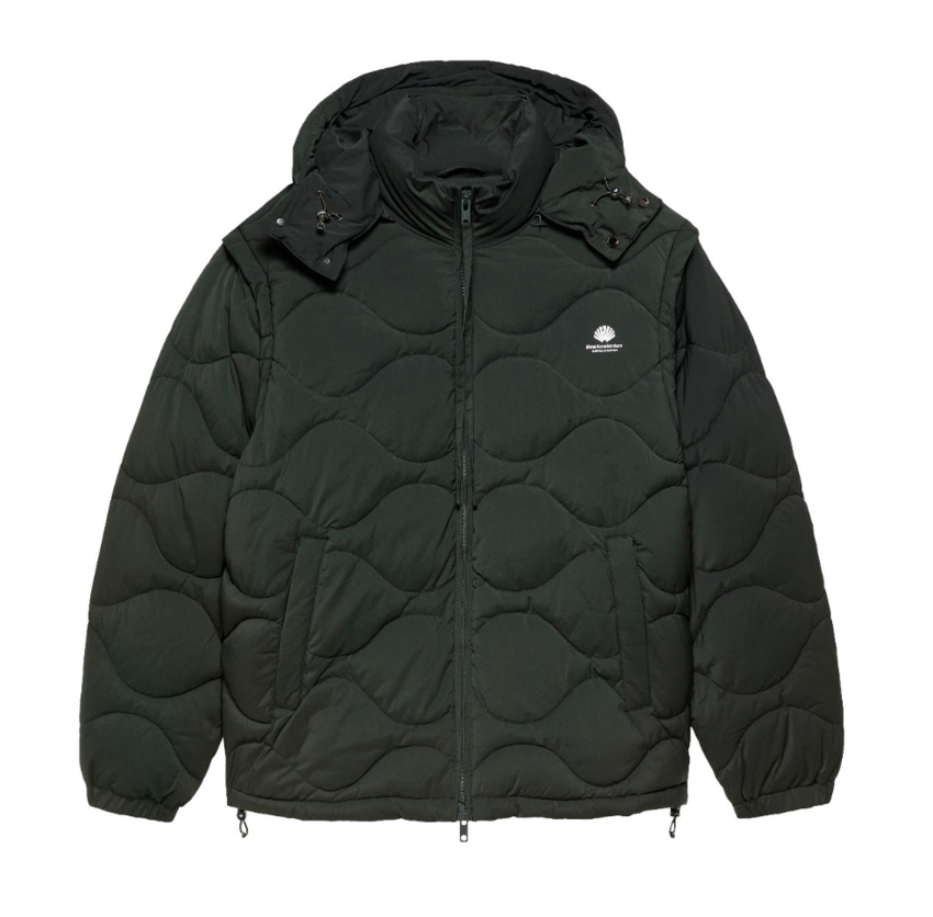 New Amsterdam Surf Association  Detachable Jacket Olive