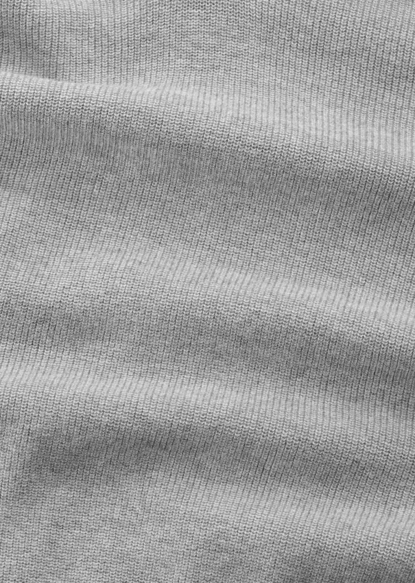 NN.07 Hope Rib 60060 Knitted Polo Grey Melange