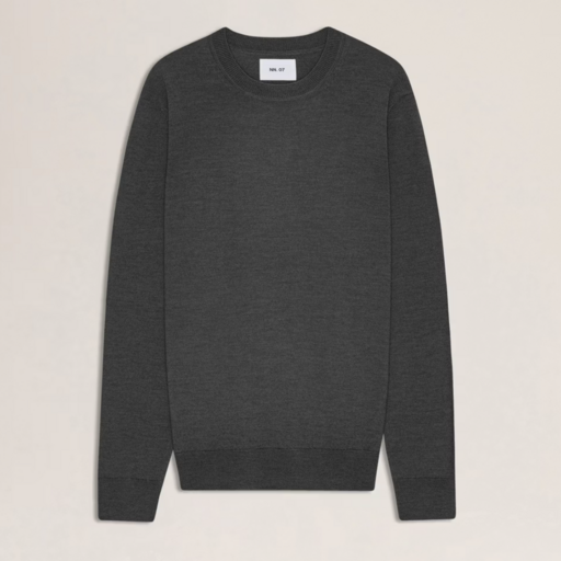 NN.07 Ted 6605 Sweater Charcoal Mist