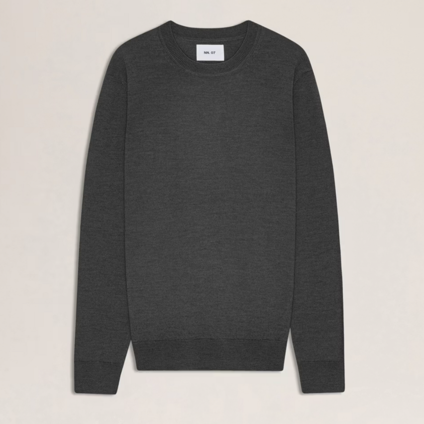 NN.07 Ted 6605 Sweater Charcoal Mist