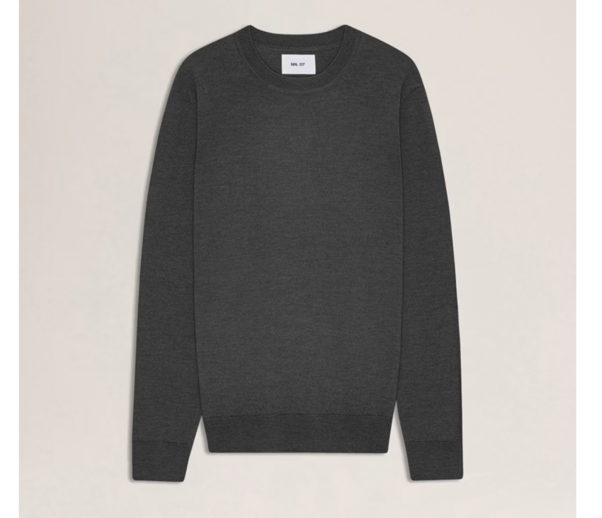 NN.07 Ted 6605 Sweater Charcoal Mist