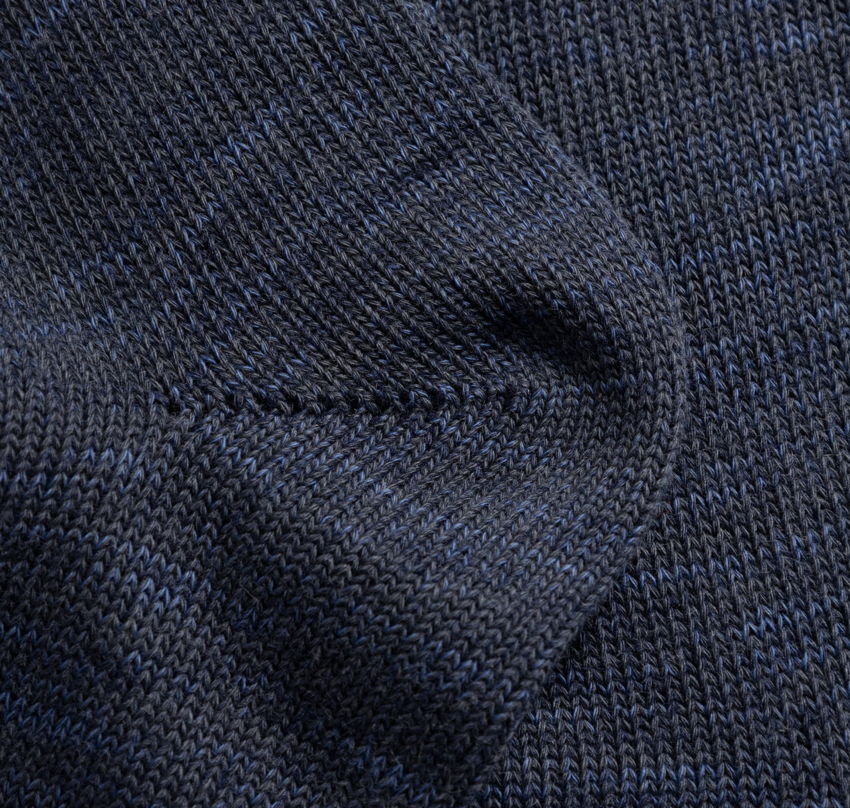 Norse Projects  Bykle Heavy Cotton Twist Sock Dark Blue