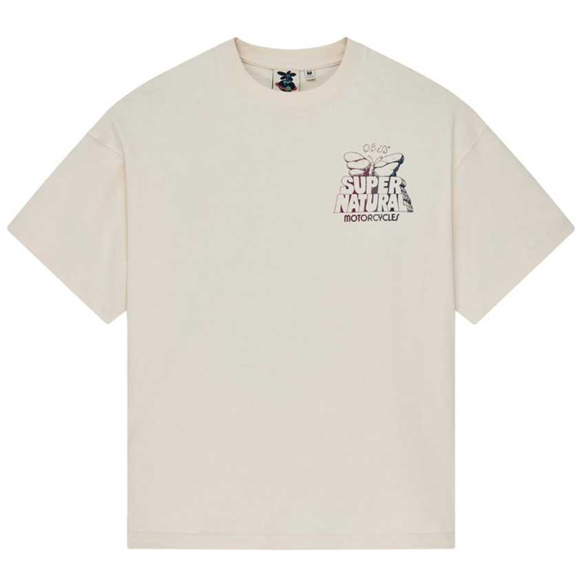 Deus Ex Machina Temple Torque Tee Dirty White
