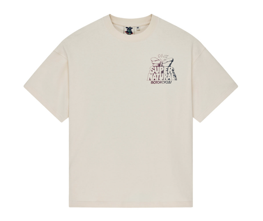 Deus Ex Machina Temple Torque Tee Dirty White
