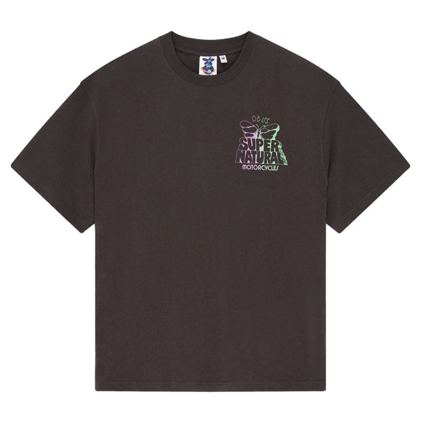 Deus Ex Machina Temple Torque Tee Anthracite