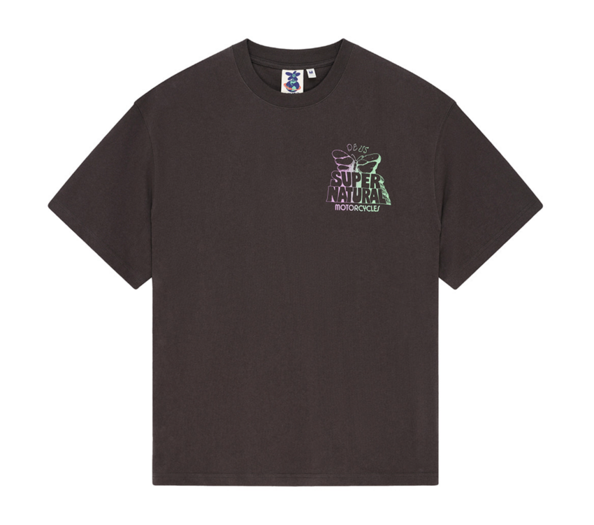 Deus Ex Machina Temple Torque Tee Anthracite