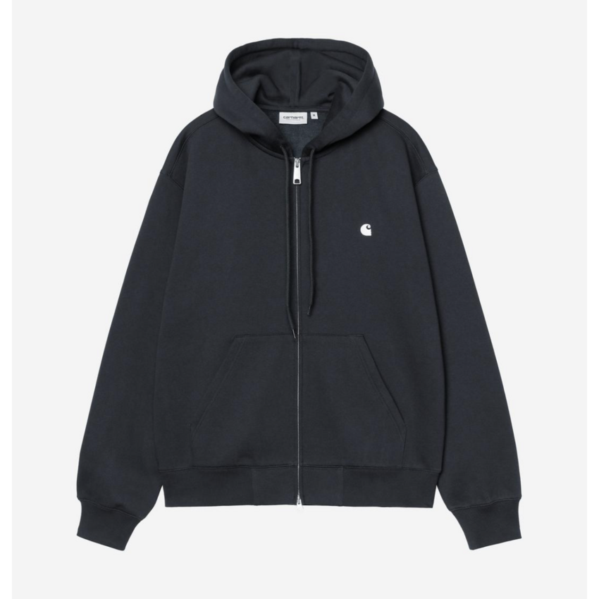 Carhartt WIP Hooded Mack Sweat Jacket Dark Navy/Wax