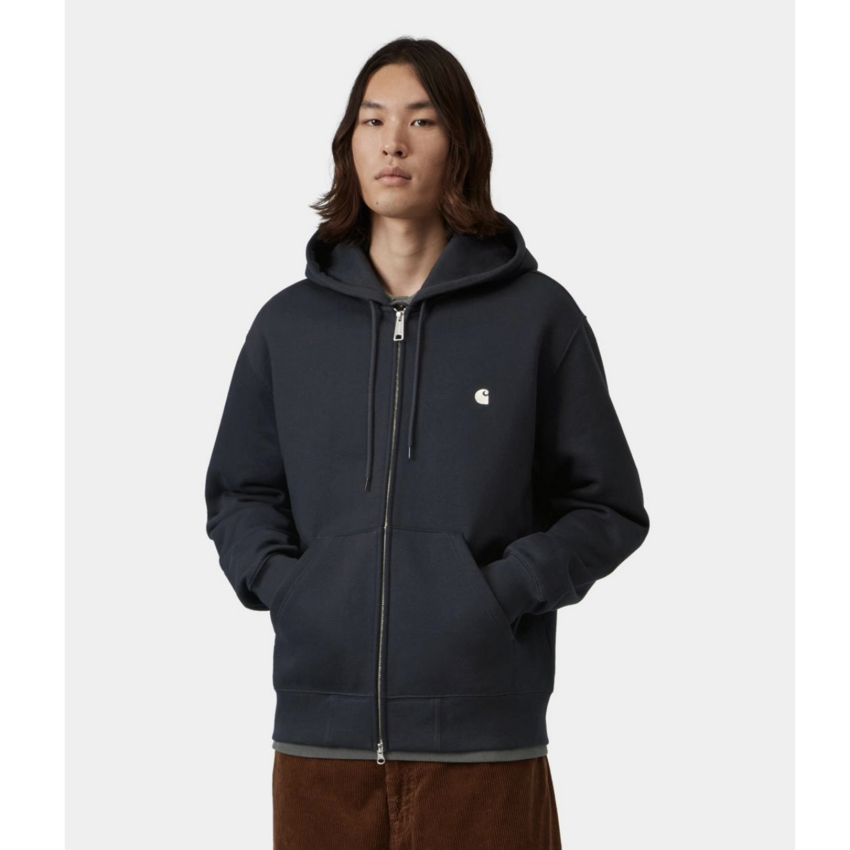 Carhartt WIP Hooded Mack Sweat Jacket Dark Navy/Wax