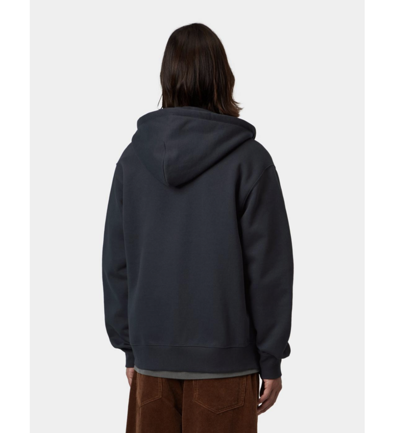 Carhartt WIP Hooded Mack Sweat Jacket Dark Navy/Wax