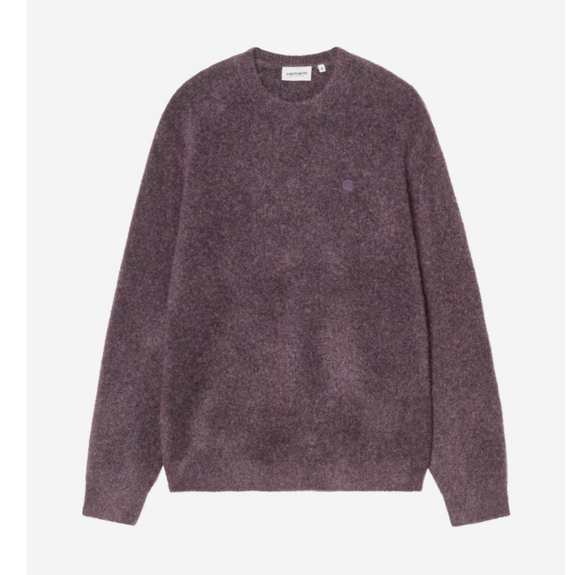 Carhartt WIP Curtis Sweater Tangled Shady Purple