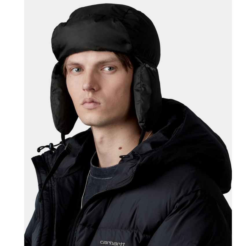 Carhartt WIP Ardon Ear Guard Cap Black/Shady Grey