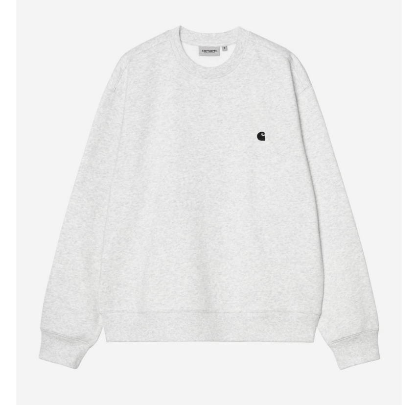 Carhartt WIP Mack Sweat Ash Heather/Black