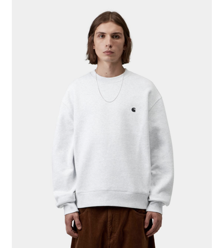 Carhartt WIP Mack Sweat Ash Heather/Black