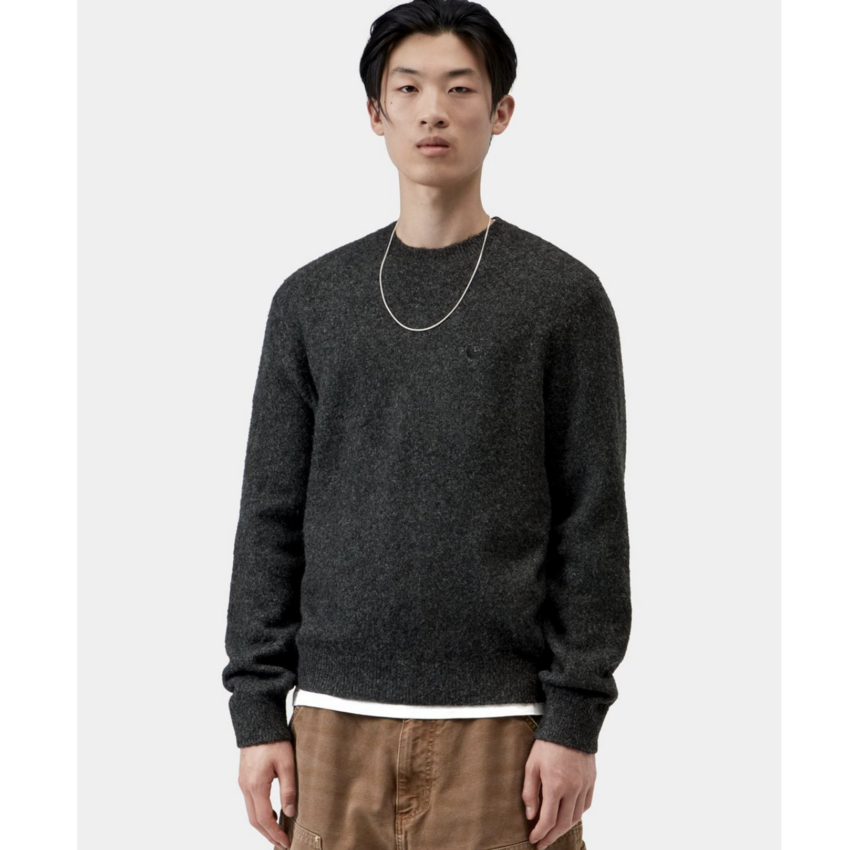 Carhartt WIP Curtis Sweater Tangled Black