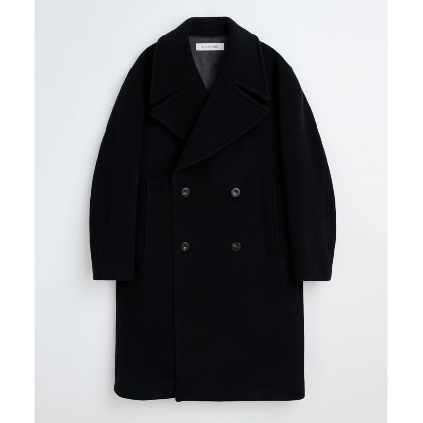 Sunflower DB Overcoat Black