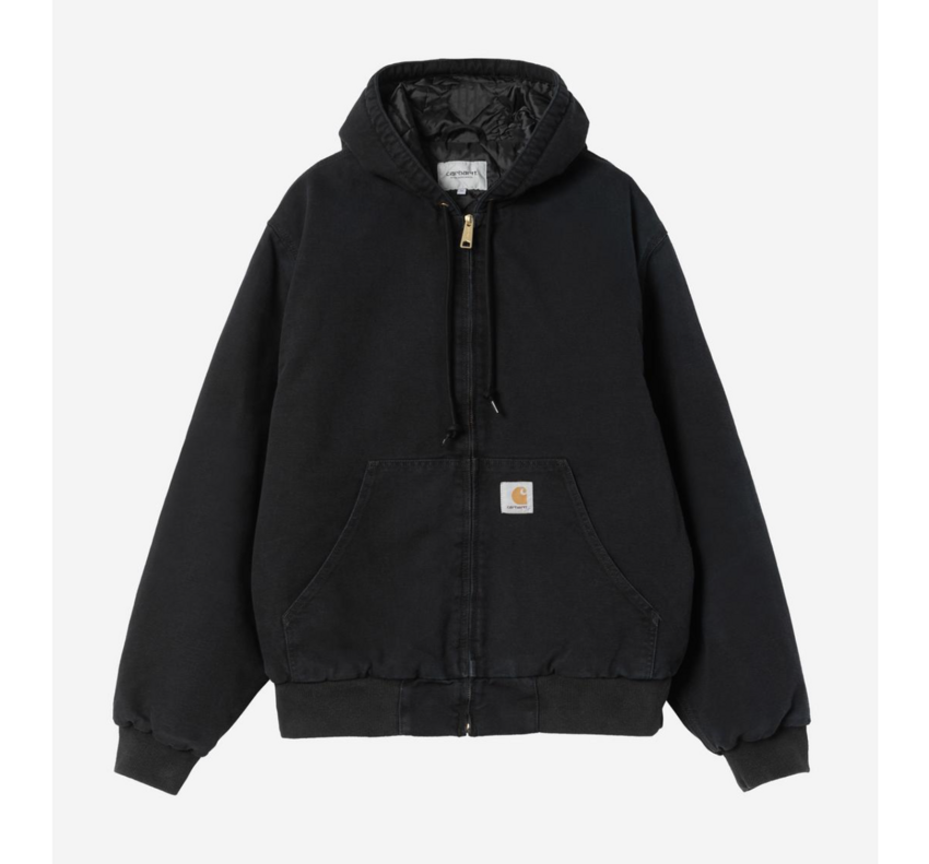 Carhartt WIP OG Active Jacket Black Stone Canvas