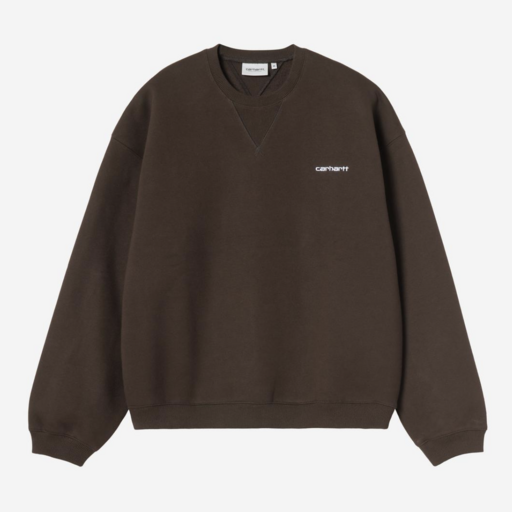 Carhartt WIP Ebbert Sweatshirt Tabacco/White