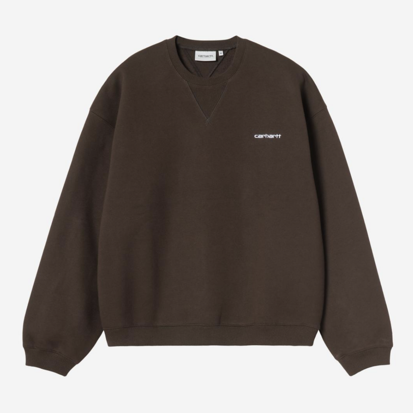 Carhartt WIP Ebbert Sweatshirt Tabacco/White
