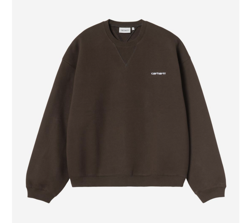 Carhartt WIP Ebbert Sweatshirt Tabacco/White