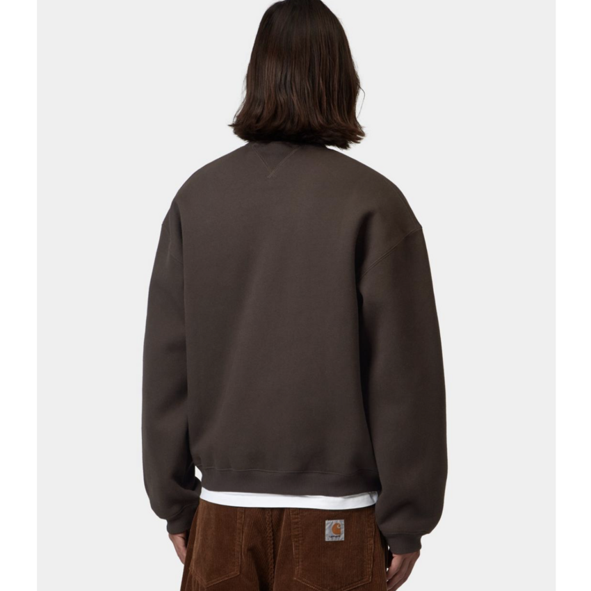 Carhartt WIP Ebbert Sweatshirt Tabacco/White