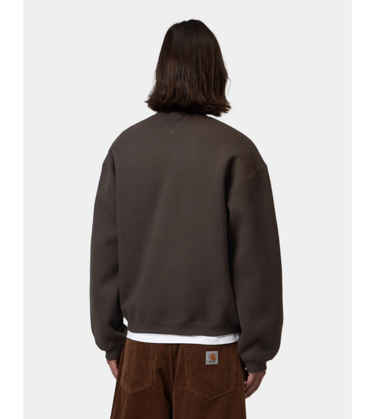 Carhartt WIP Ebbert Sweatshirt Tabacco/White
