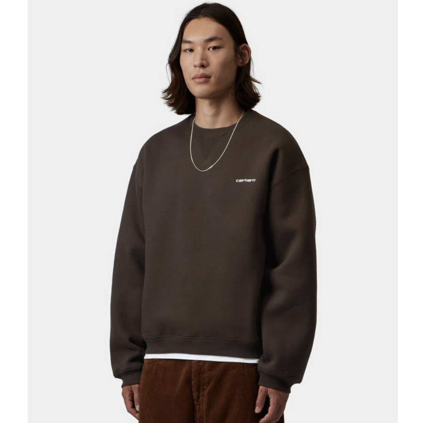 Carhartt WIP Ebbert Sweatshirt Tabacco/White
