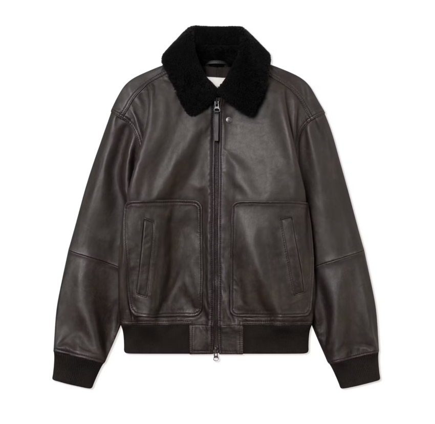 Wood Wood Krede X Bomber Worn Brown