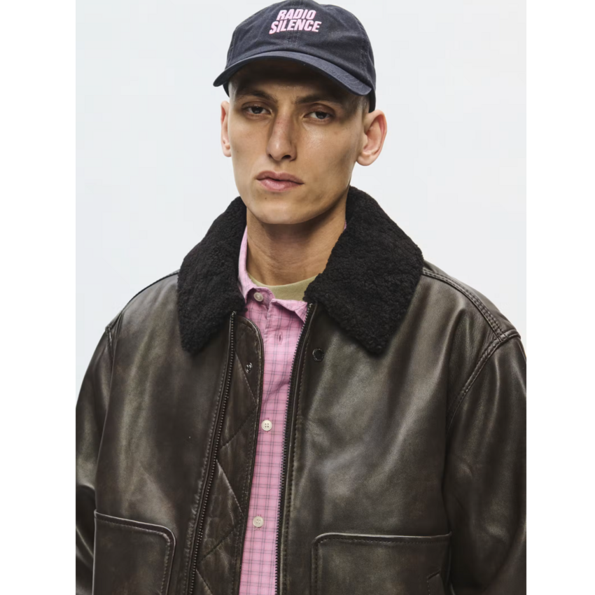 Wood Wood Krede X Bomber Worn Brown