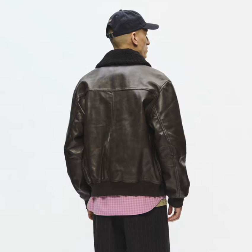 Wood Wood Krede X Bomber Worn Brown