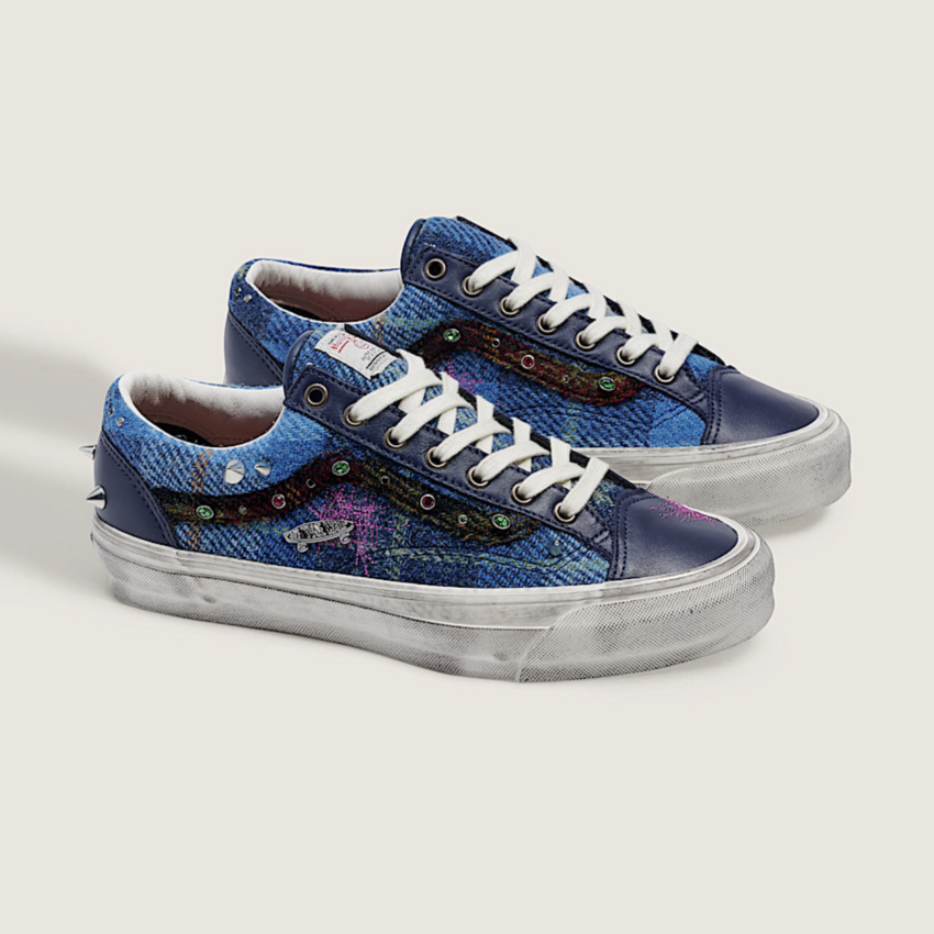 Vans  LX Old Skool 36 Harris Tweed Navy/Blue