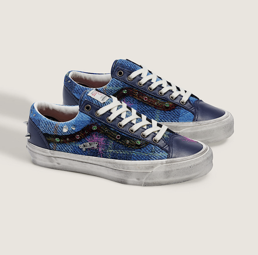 Vans  LX Old Skool 36 Harris Tweed Navy/Blue