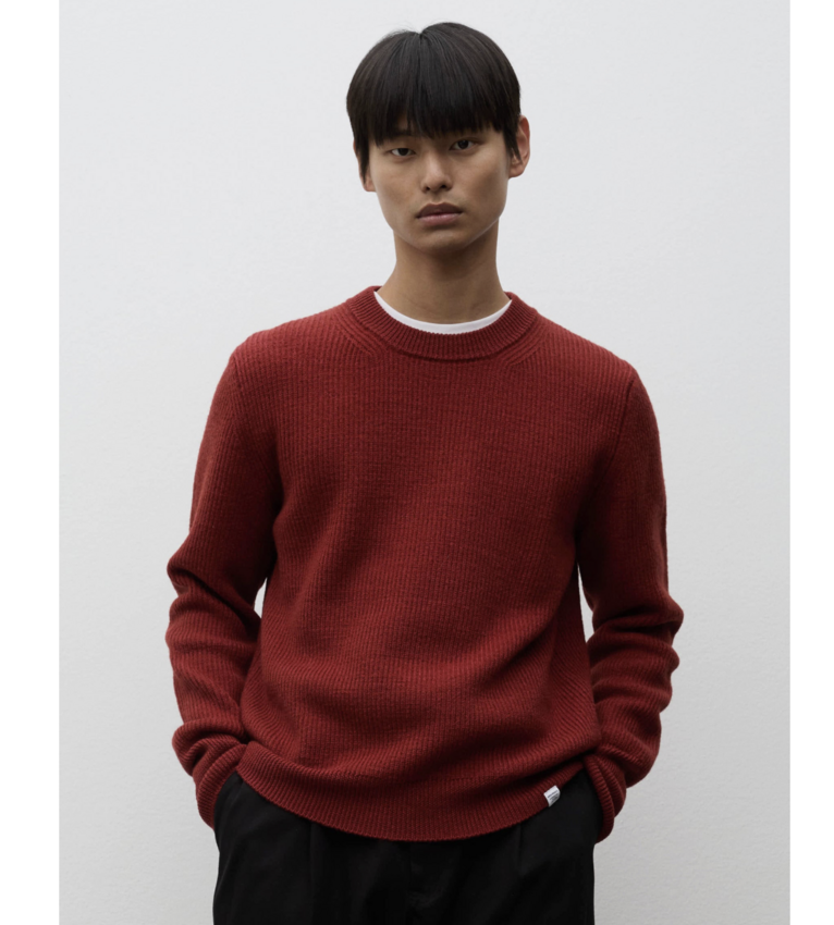 Norse Projects  Henning Cotton Wool Rib Sweater Cowhide