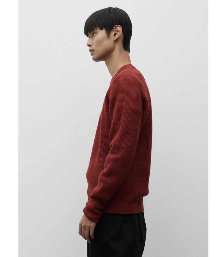 Norse Projects  Henning Cotton Wool Rib Sweater Cowhide