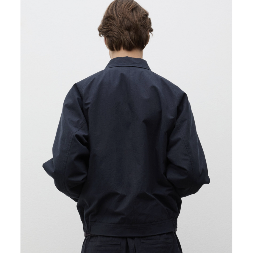 Norse Projects  Stensholt Buff Cotton Blouson Dark Navy