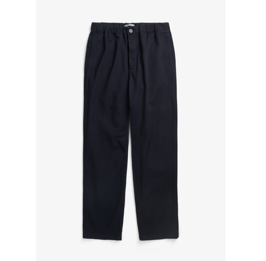 Norse Projects  Trysil Regular Organic Stretch Twill Trouser Dark Navy