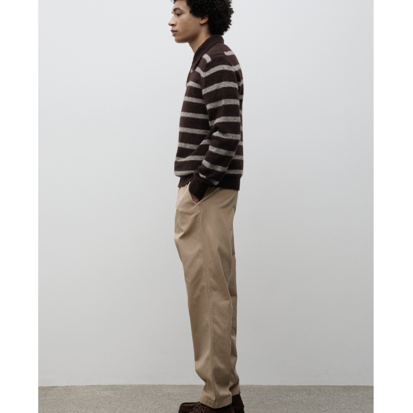 Norse Projects  Trysil Regular Organic Stretch Twill Trouser Utility Khaki