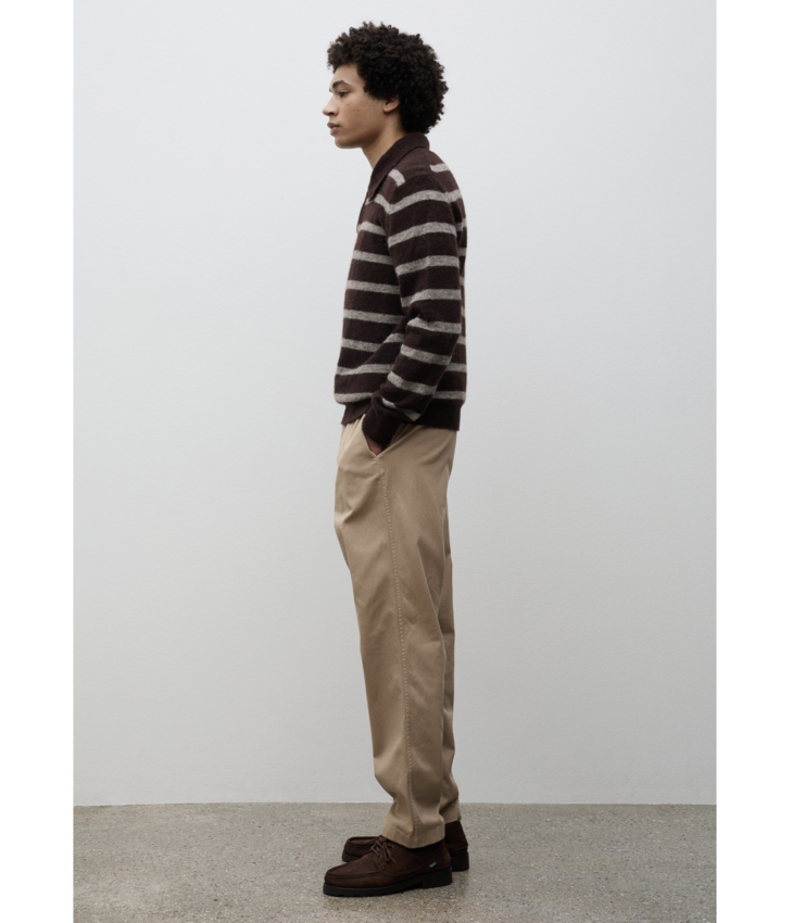 Norse Projects  Trysil Regular Organic Stretch Twill Trouser Utility Khaki