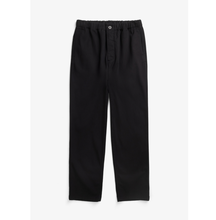 Norse Projects  Trysil Regular Organic Stretch Twill Trouser Black