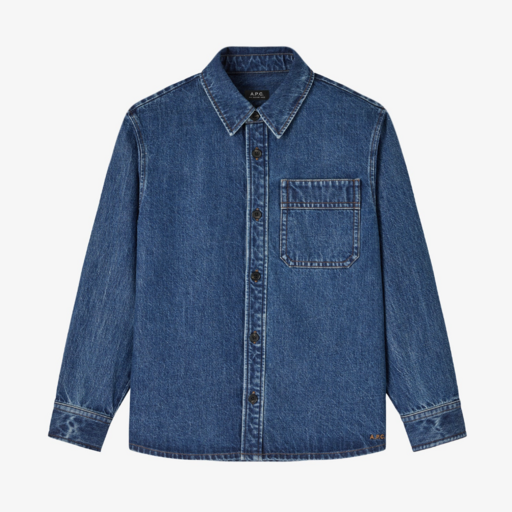 A.P.C. Paris Basile Overshirt Indigo Delave