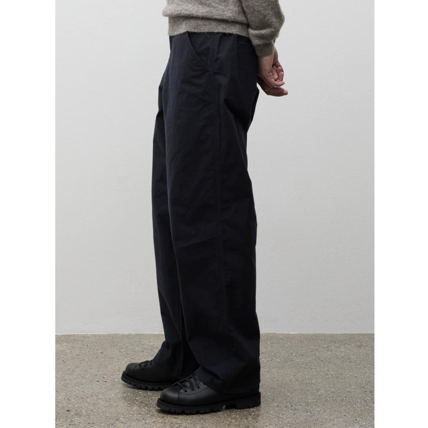Norse Projects  Kvitfjell Relaxed Cotton Buff Cloth Pant Dark Navy